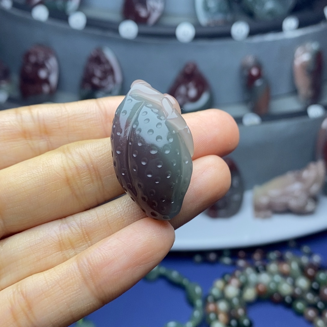 玛瑙/玉髓未镶嵌吊坠(不含链)