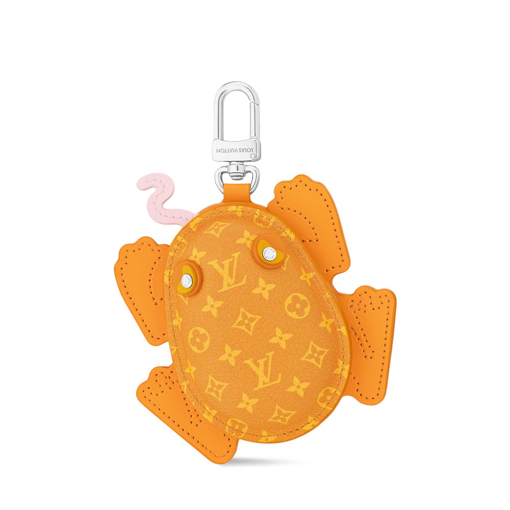 99新 LouisVuitton/路易威登 99新LV FROG 橙色蟾蜍 F766