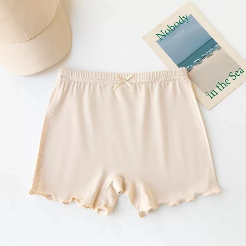 女童舒适亲肤木耳边短裤(一组2条)B2374