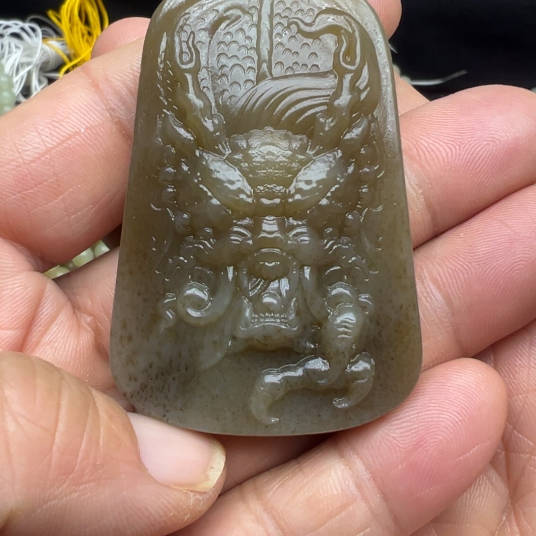 和田玉（糖玉）未镶嵌吊坠(不含链)