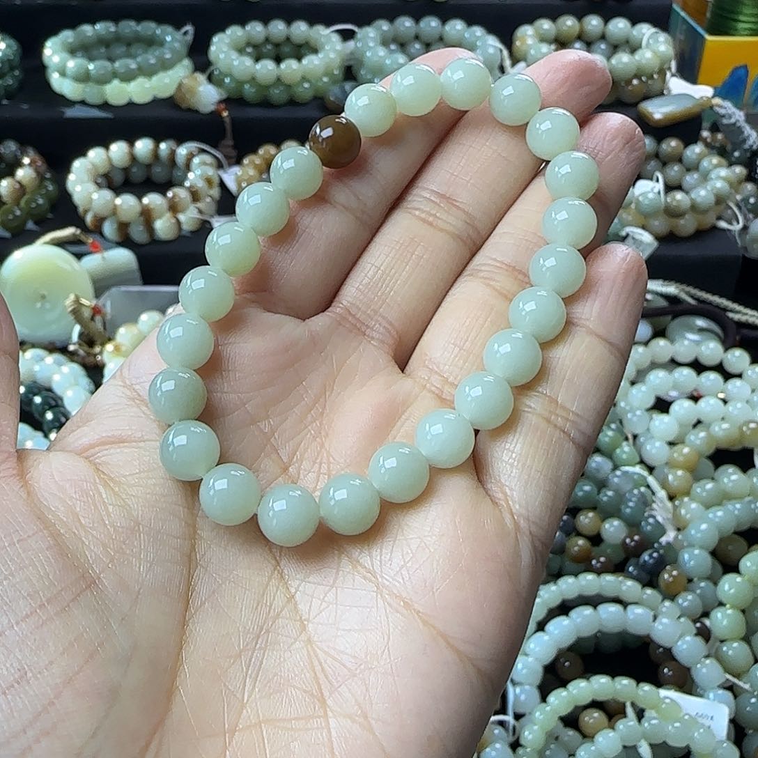 和田玉手链未镶嵌