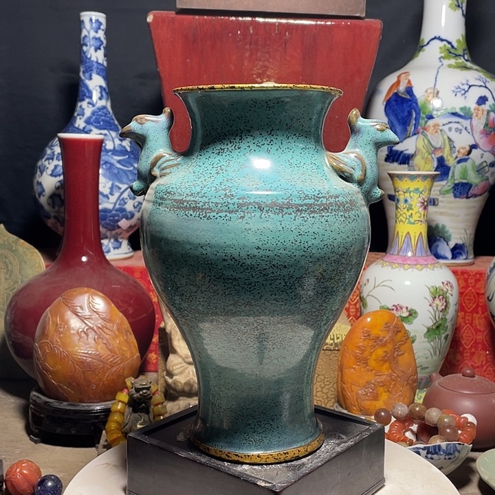 瓷片青花瓷器手工制