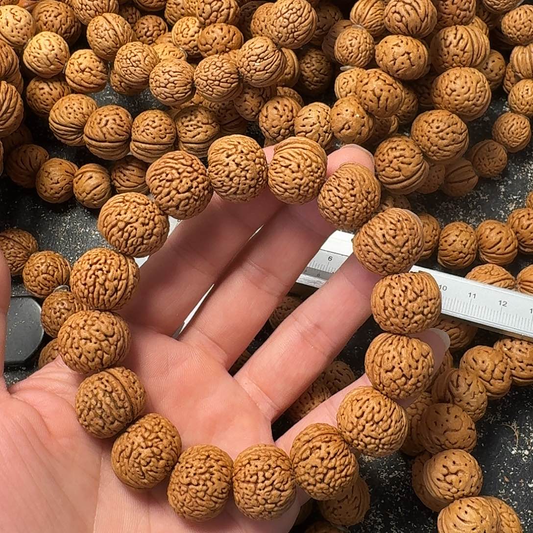 情***鬼桃核吊坠龙鳞苹果手串