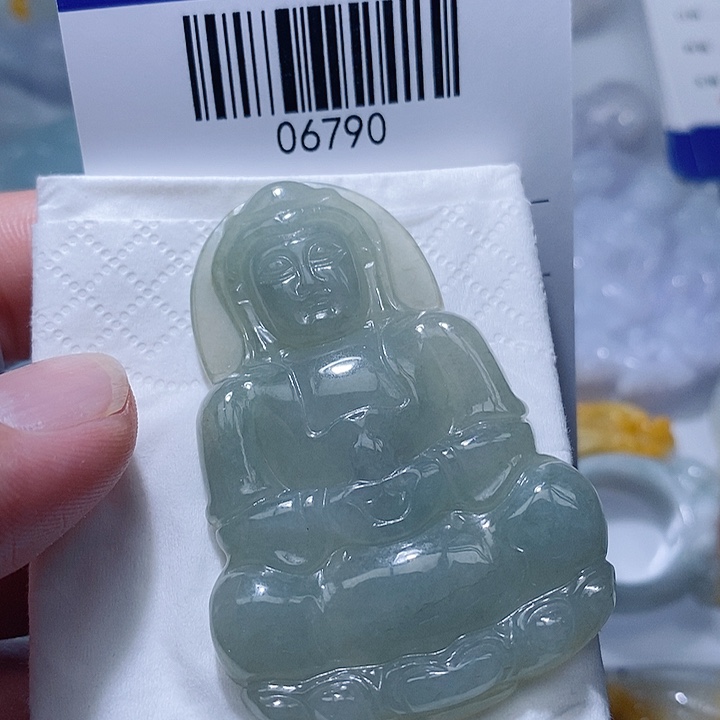 翡翠未镶嵌颈饰天光墟翡翠市场现金代购