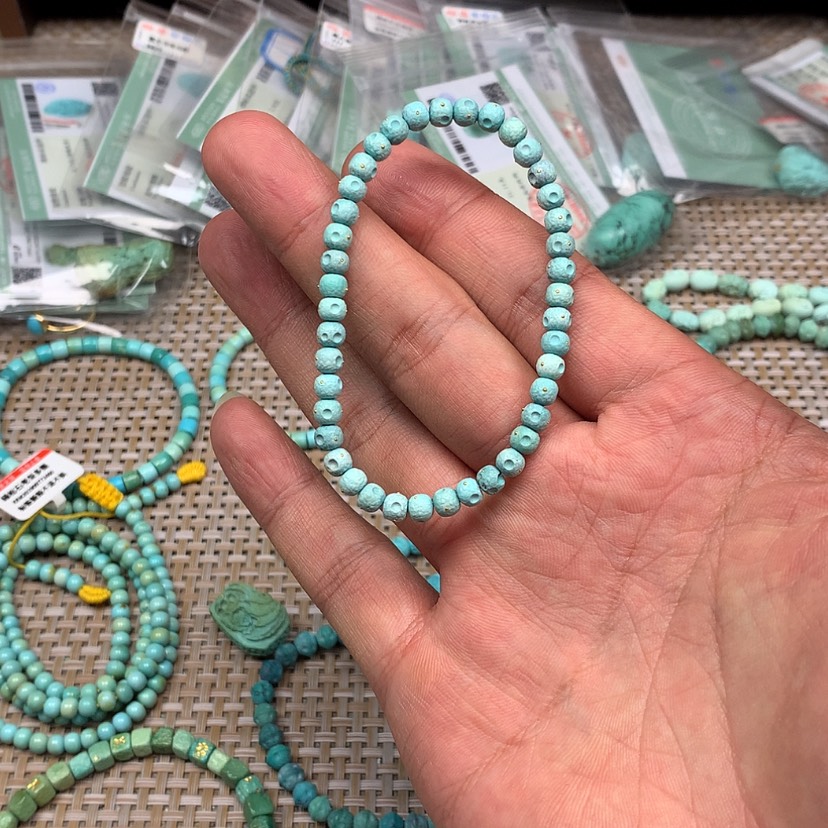 【闪购商品】未镶嵌绿松石颈饰蕊14