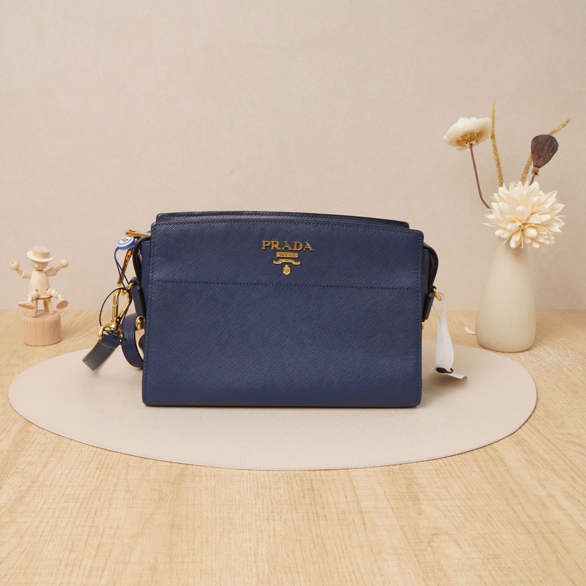 95新 Prada/普拉达 普拉达 prada 单肩包 蓝色/DS031752