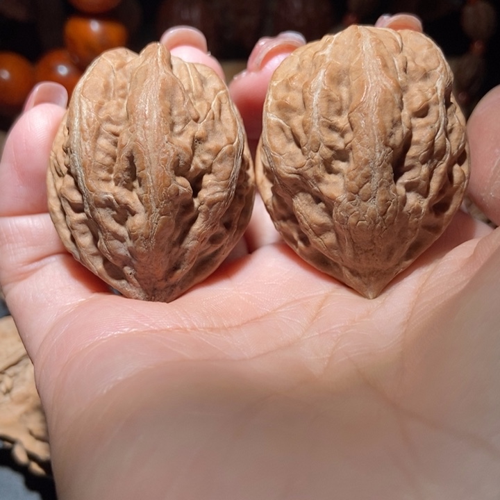 把件文玩核桃东北楸子小雪8