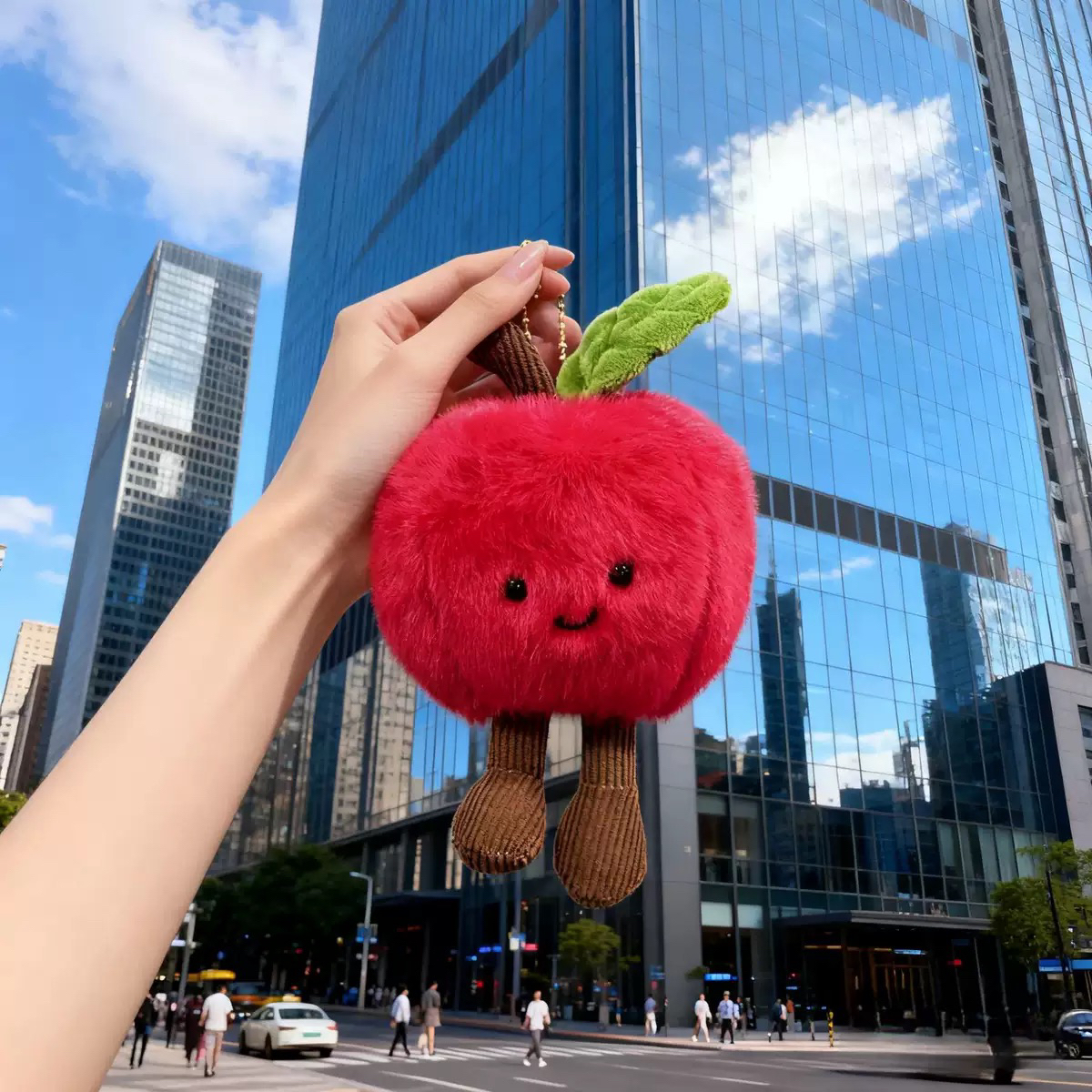 可爱毛绒玩具挂件