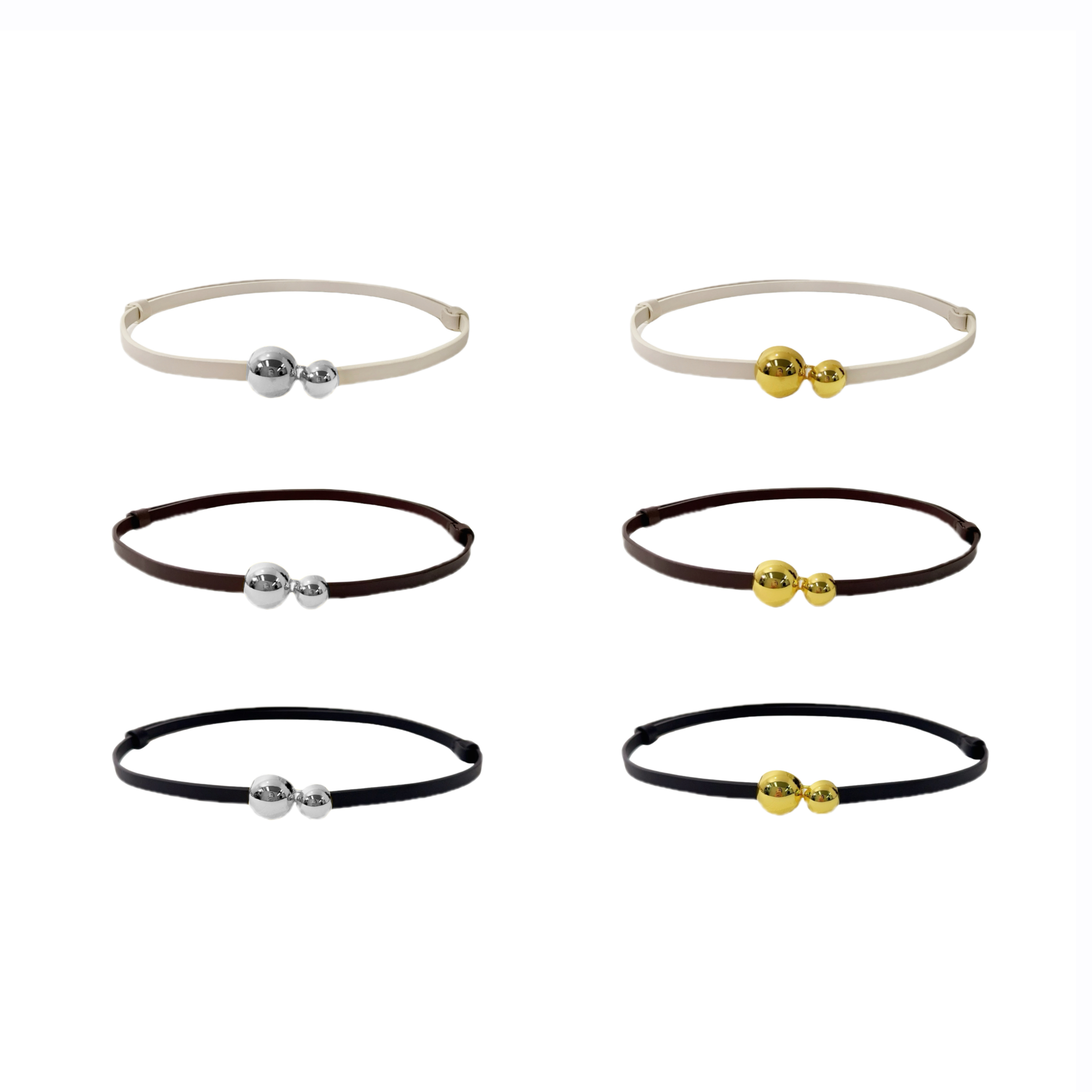 【公主高定】真皮对扣腰带DKYD