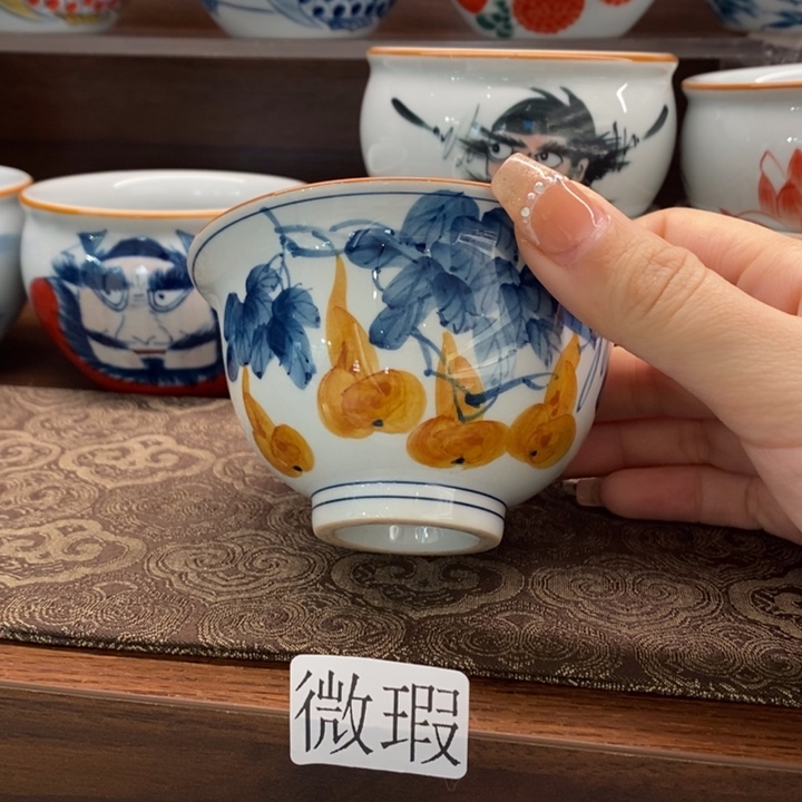 釉下老陶泥手工绘制