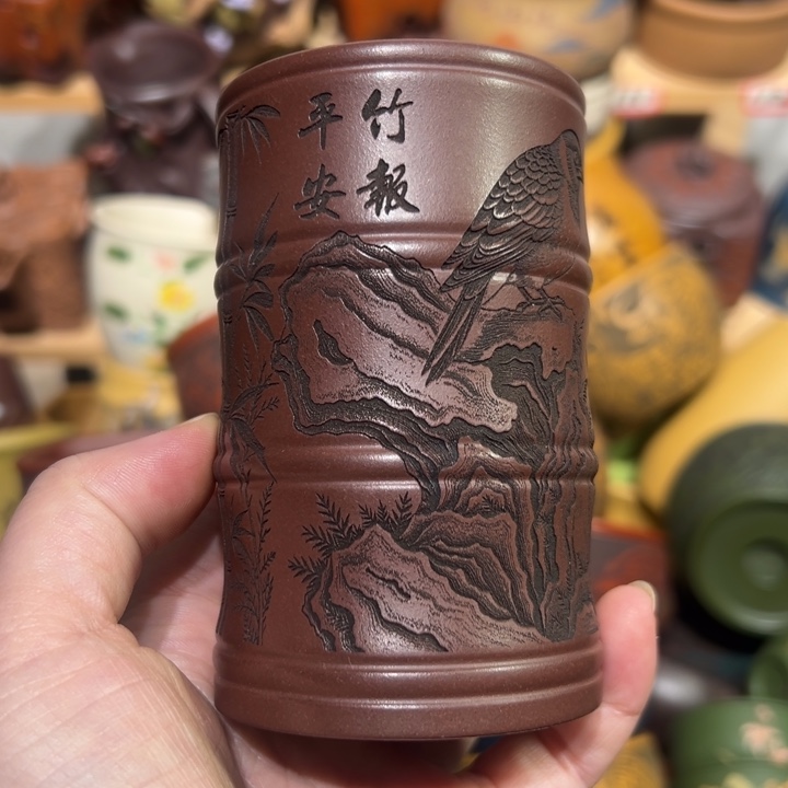 茶杯紫砂宜兴紫砂主人杯