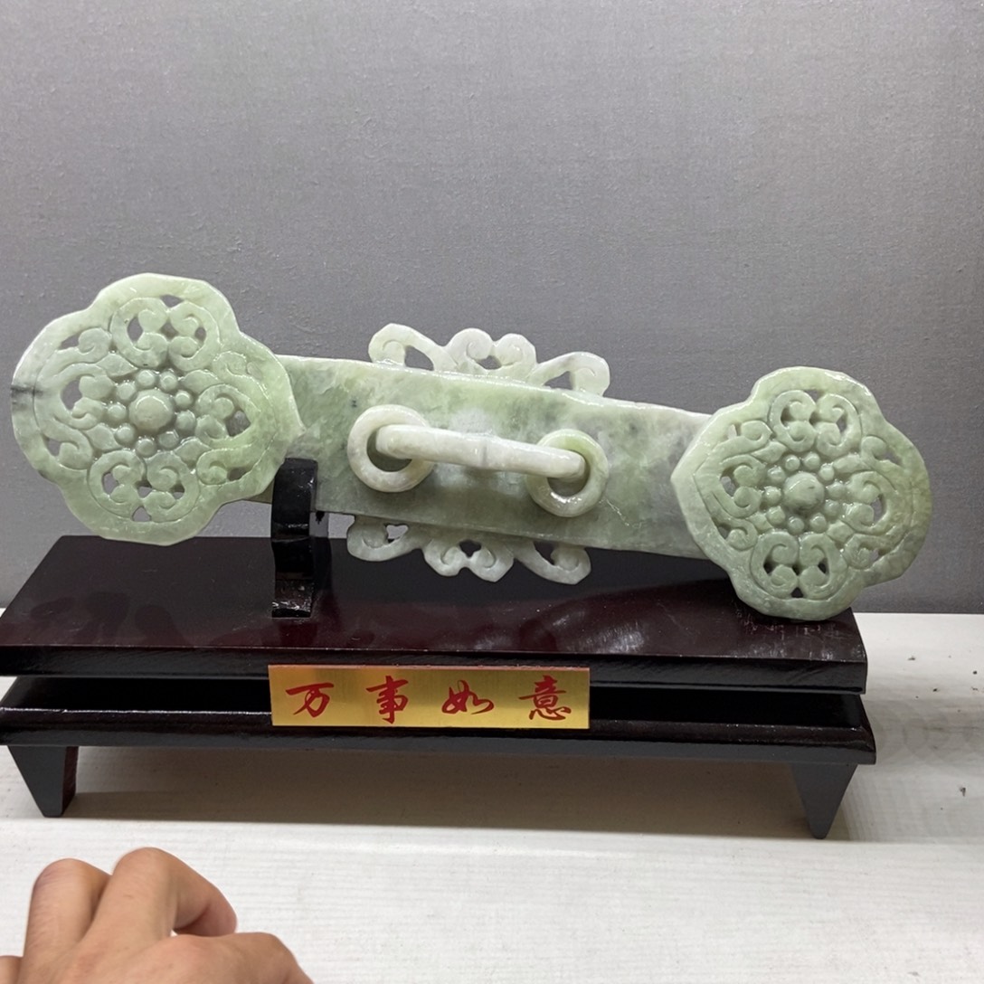 杜***鹏玉如意摆件家居摆件