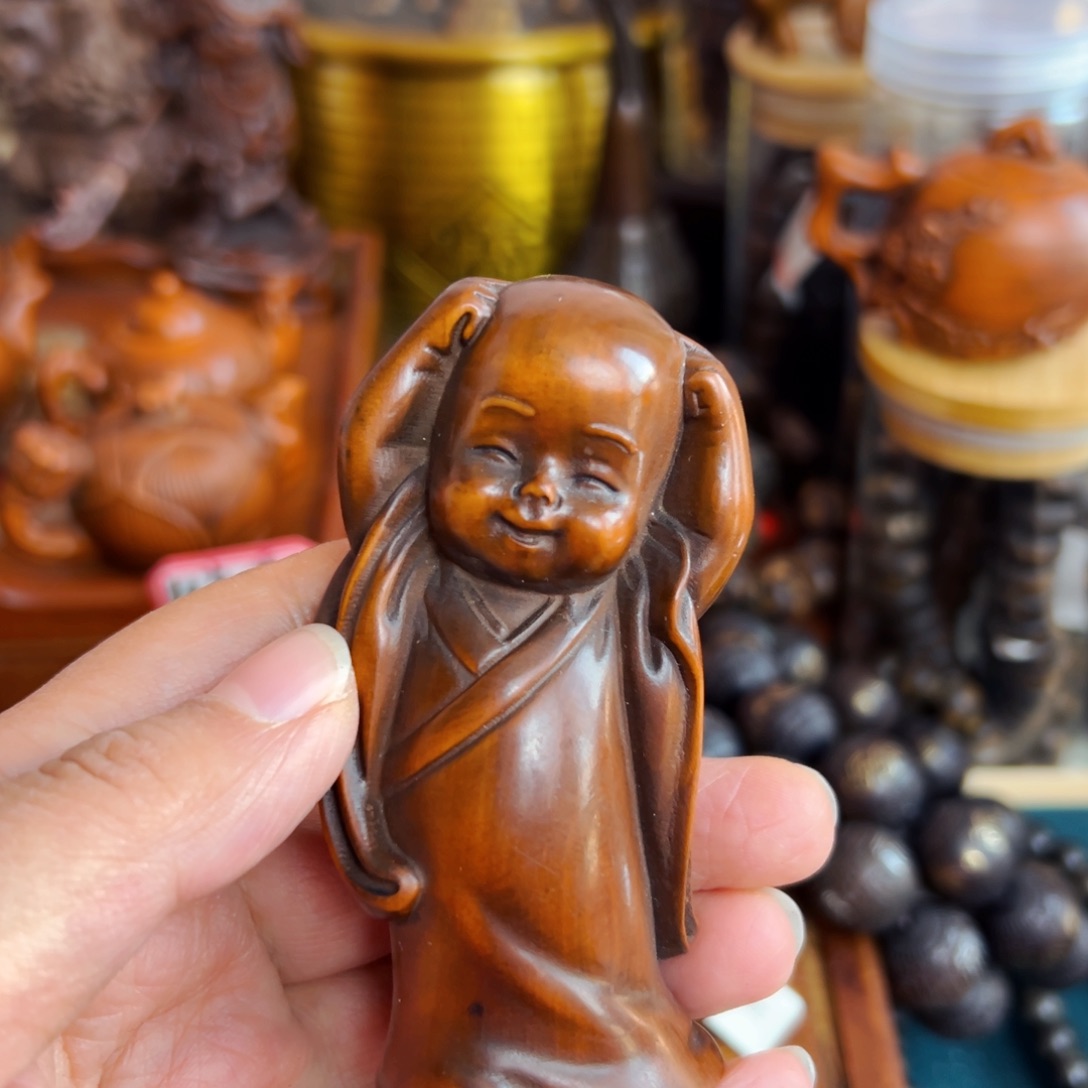 黄杨木年货节福利活动文玩手串摆件把件