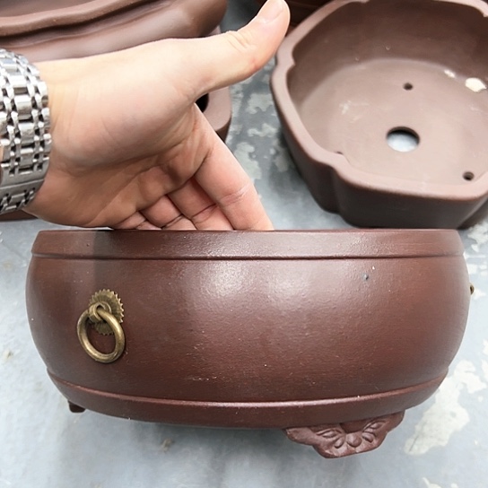 红陶紫砂花盆漂亮