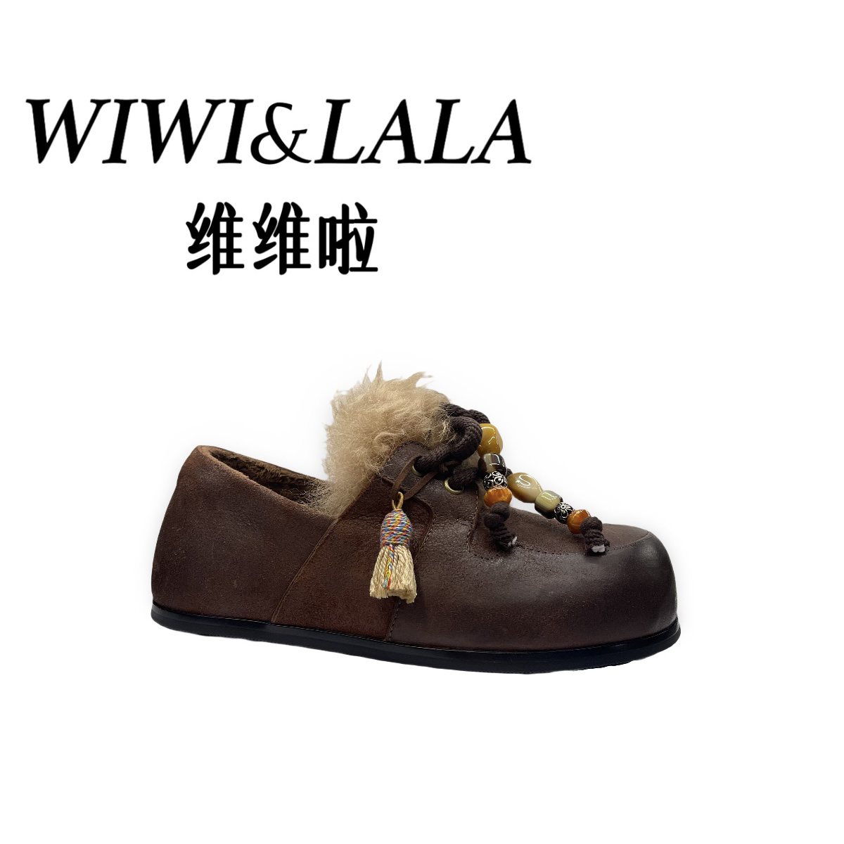 【维维啦】AW25冬款胎牛皮绒里博肯鞋5123-3雪地鞋