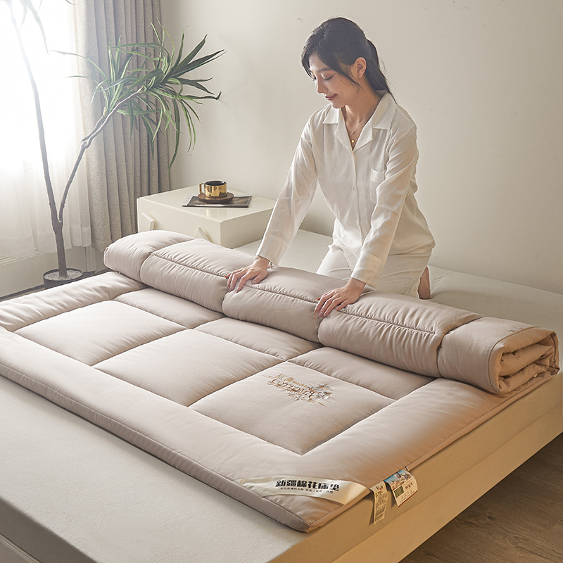 [全棉四件套]2025新款A类纯棉磨毛被套四件套床上用品家用床单