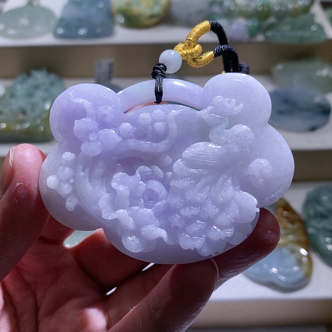 【闪购商品】翡翠颈饰未镶嵌凤凰