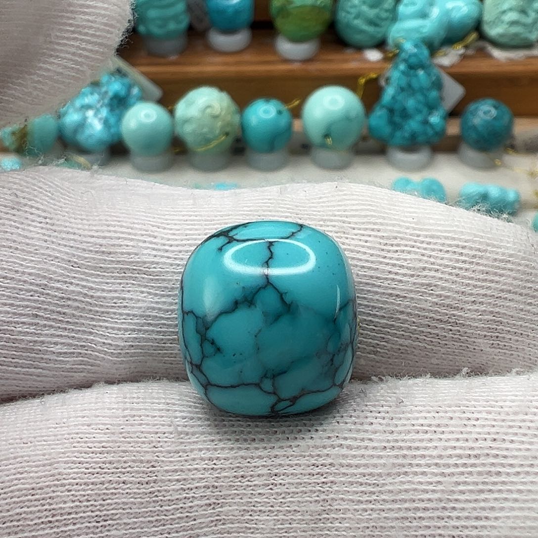 绿松石老型珠 未镶嵌