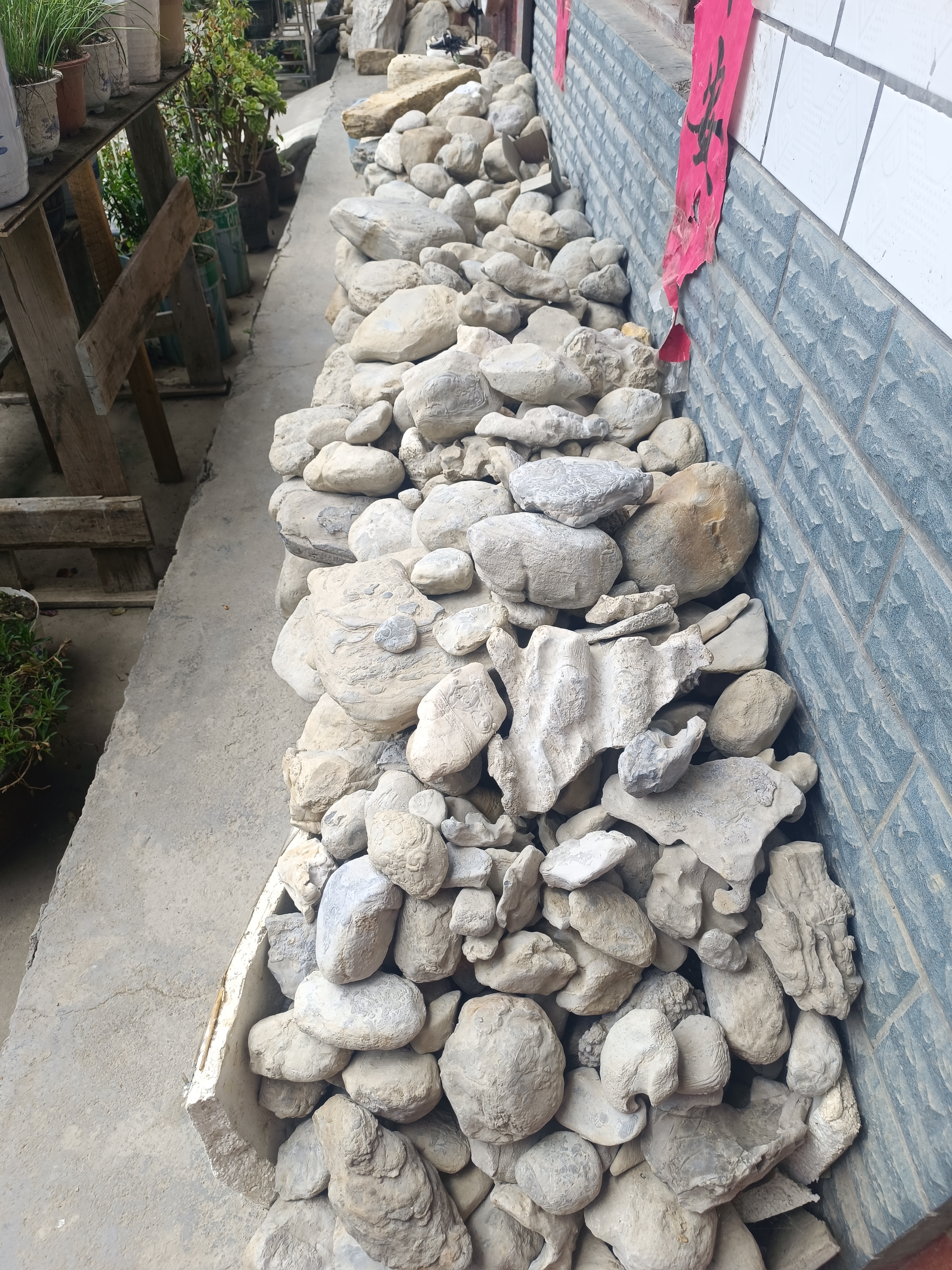 湖北五峰青花毛石料（后台联系，发实物图，价格现谈。一件也发）