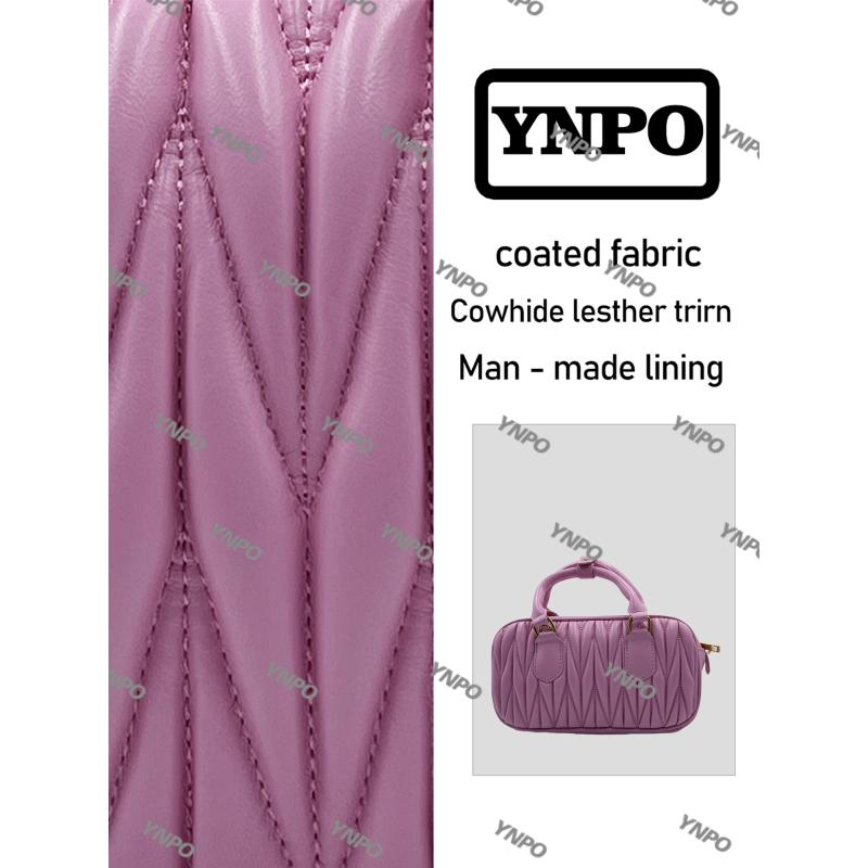 时尚潮流缪真皮新款女包褶皱 0220 粉色