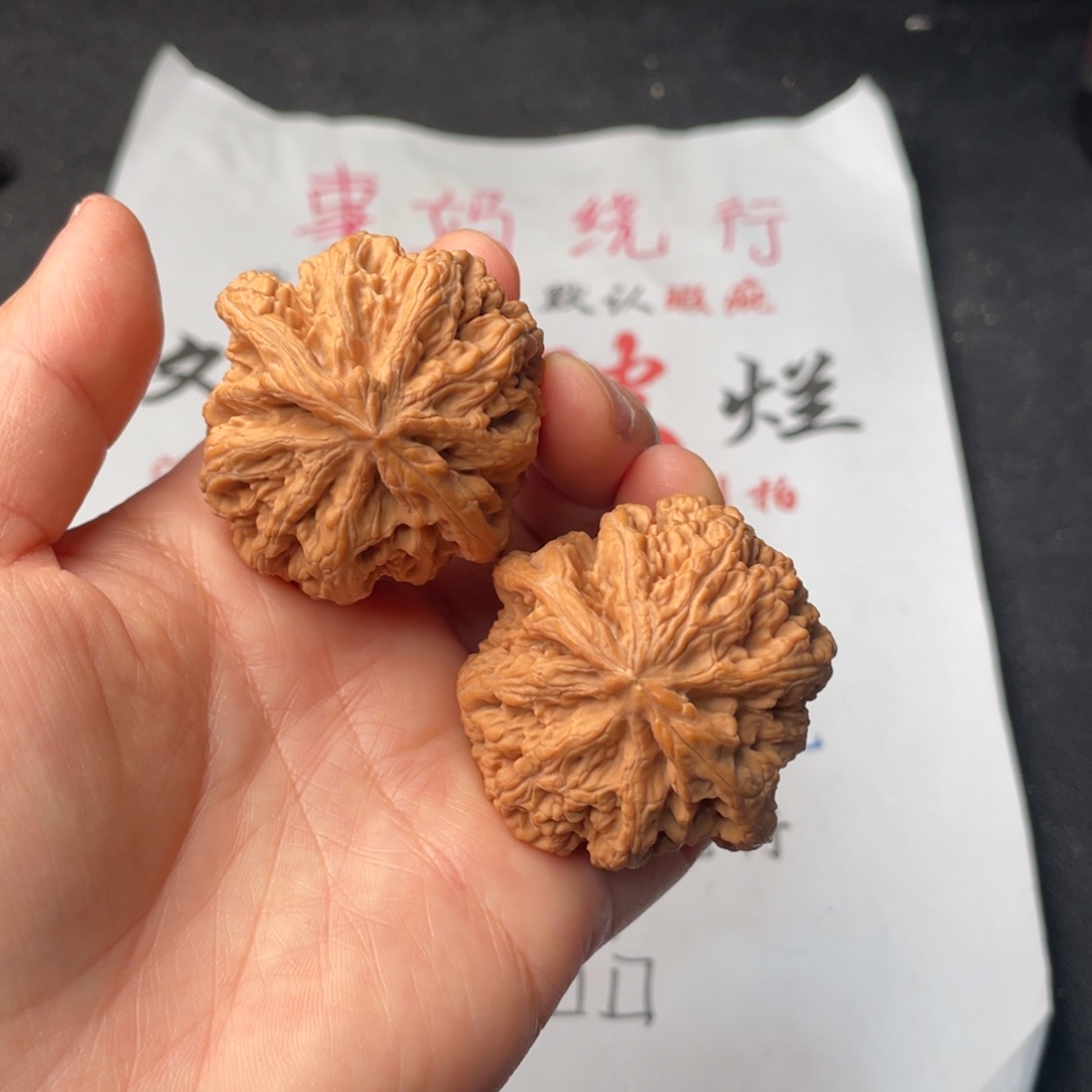 文玩核桃把件305。44粗筋