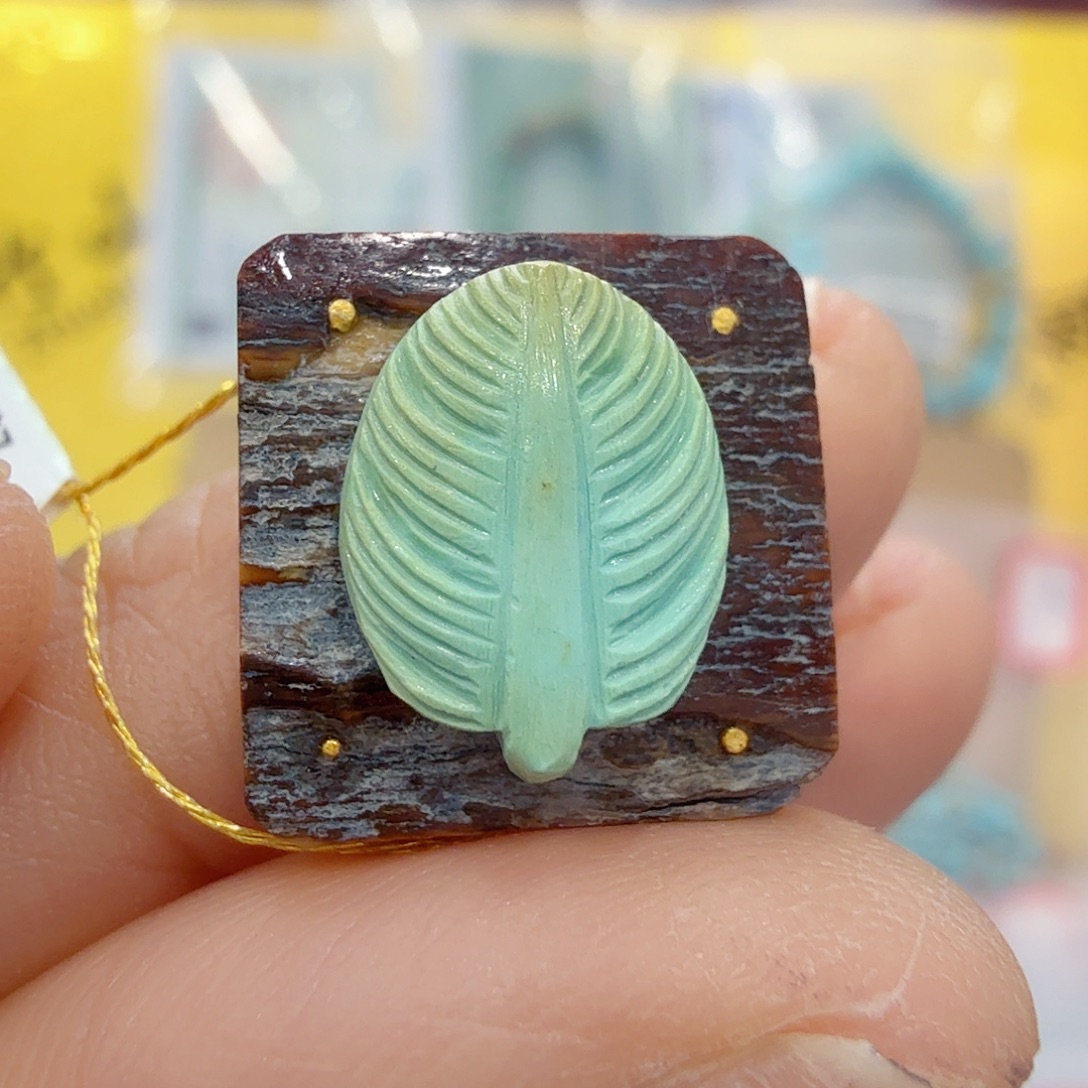 绿松石未镶嵌珠宝奇石