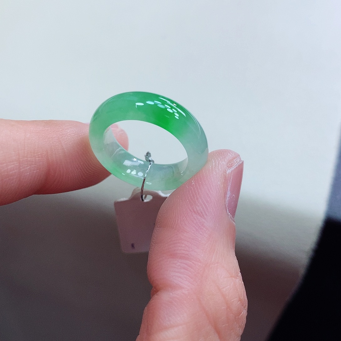 未镶嵌戒指翡翠8号
