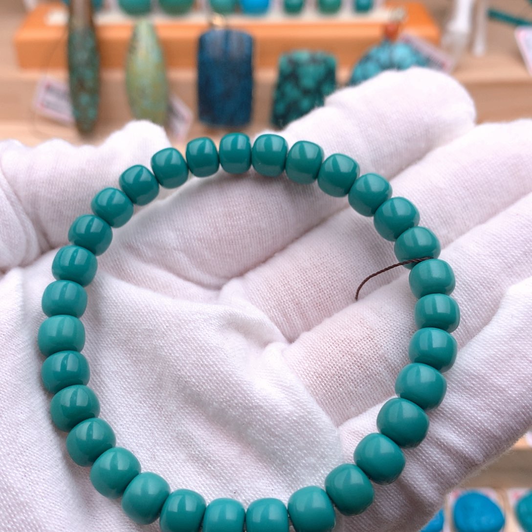 未镶嵌绿松石老型直径7.17