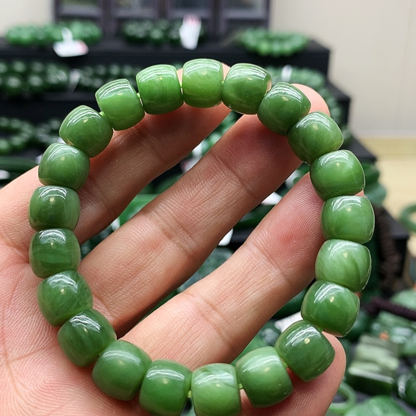 【闪购商品】和田玉（碧玉）手链未镶嵌