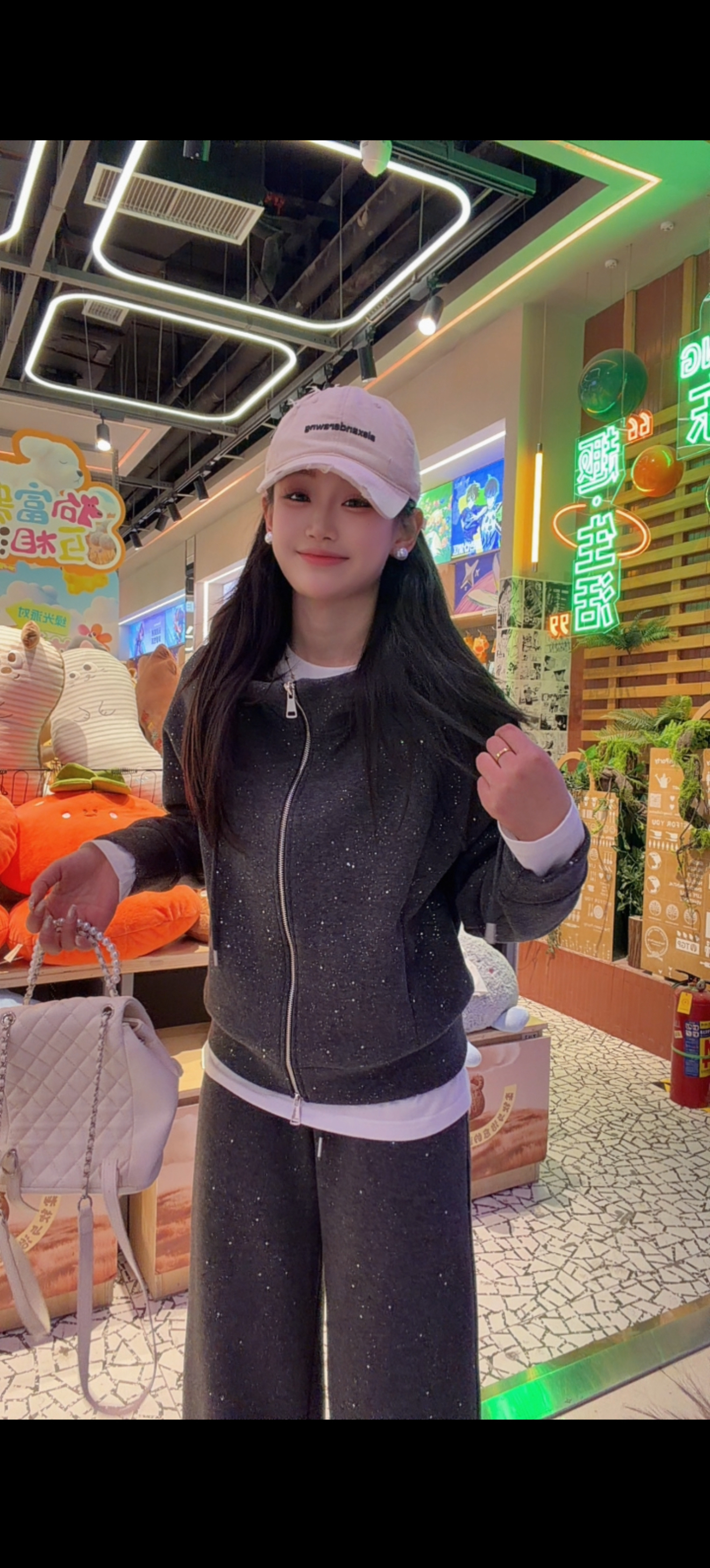 【暮色星河】加绒加厚慵懒风休闲风时尚套装宽松休闲百搭冬季时髦