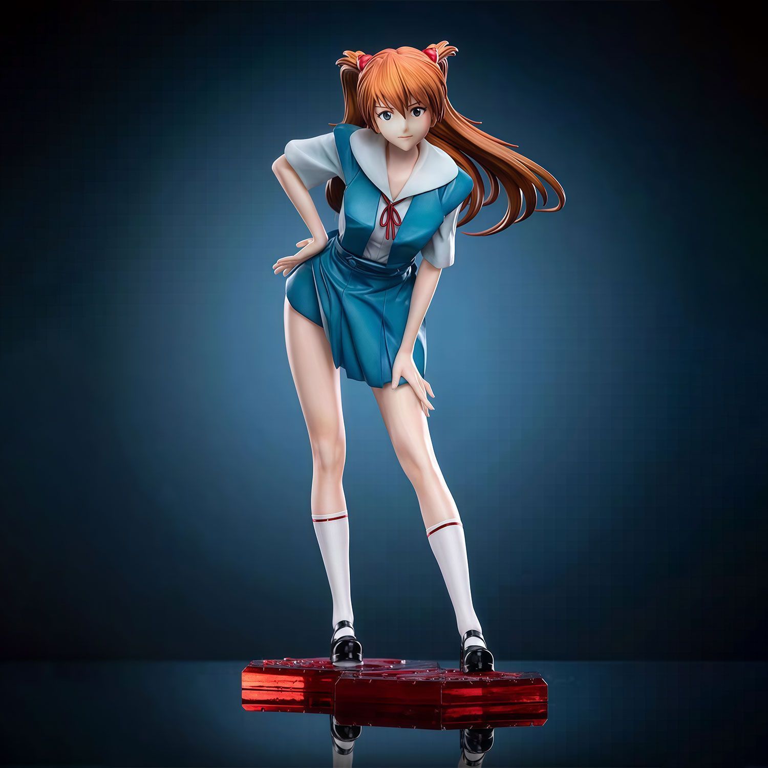 新世纪福音战士动漫校服明日香GK美少女手办潮玩摆件