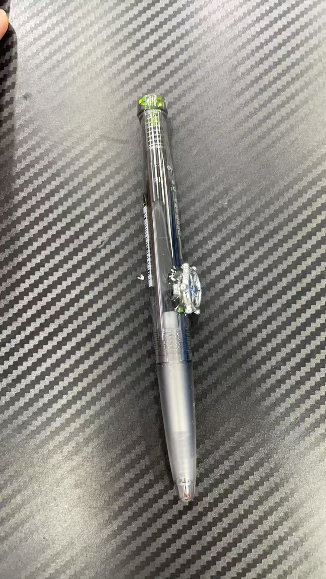 （08）发1支点石航海舱，黑杆中性笔。掉封蜡不售后