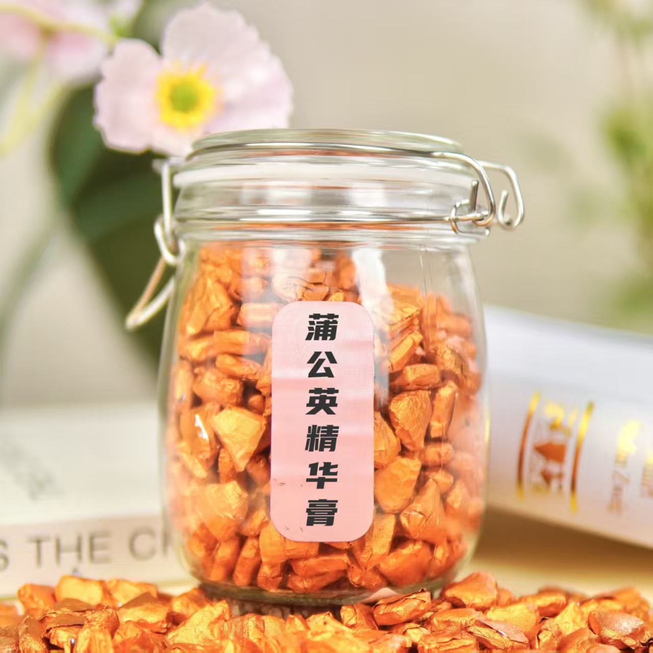 马齿苋桑叶蒲公英薄荷叶淡竹叶精华膏茶膏-不含茶