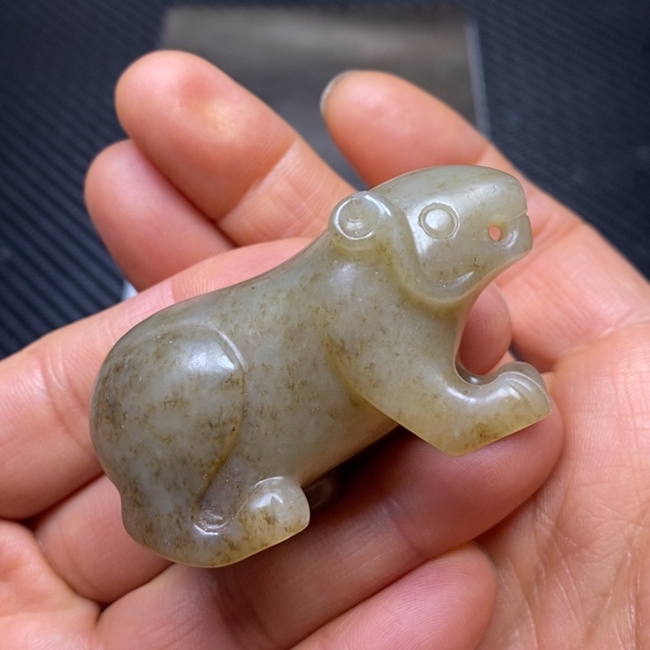 和田玉挂件未镶嵌捕*