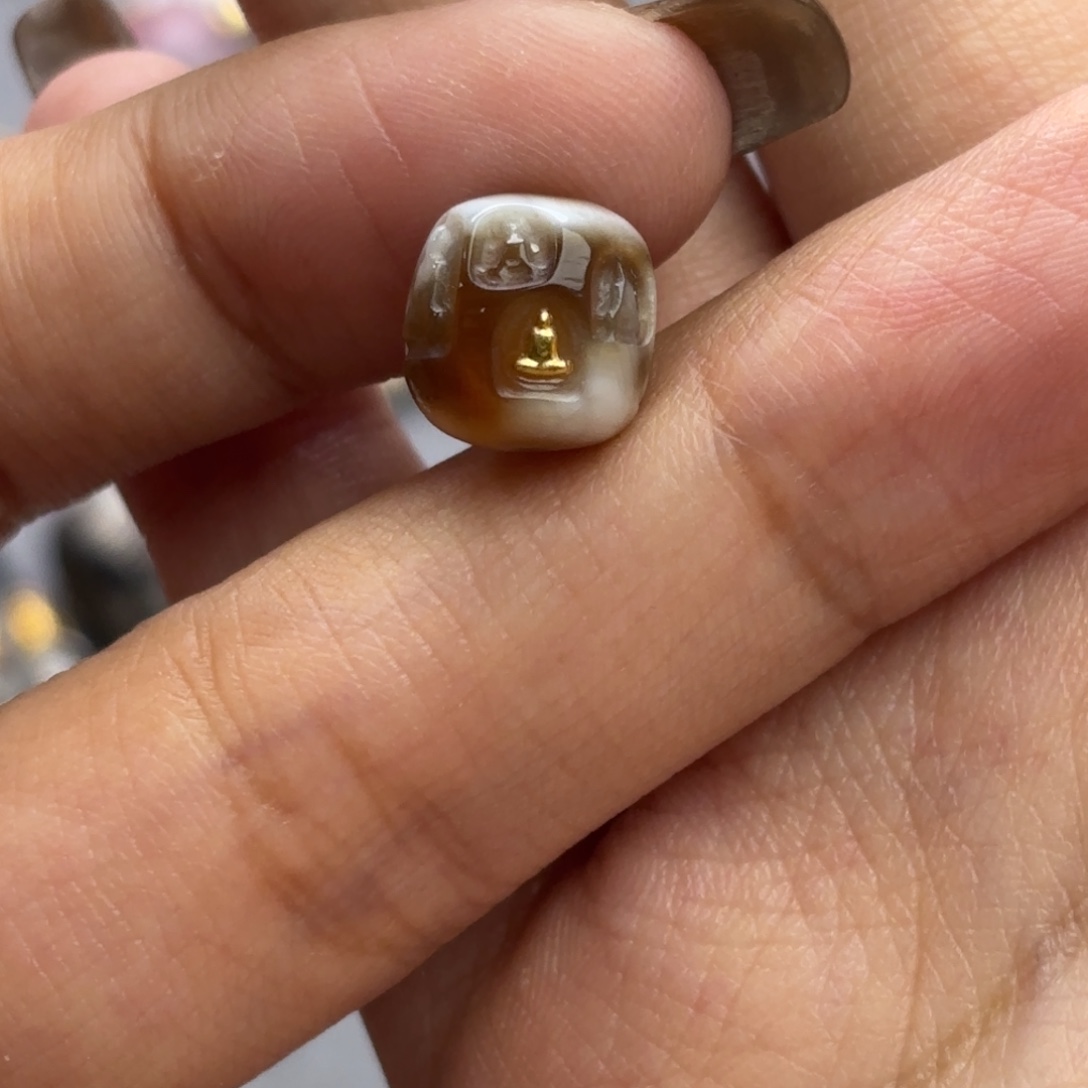 玛瑙/玉髓未镶嵌文玩配饰10mm