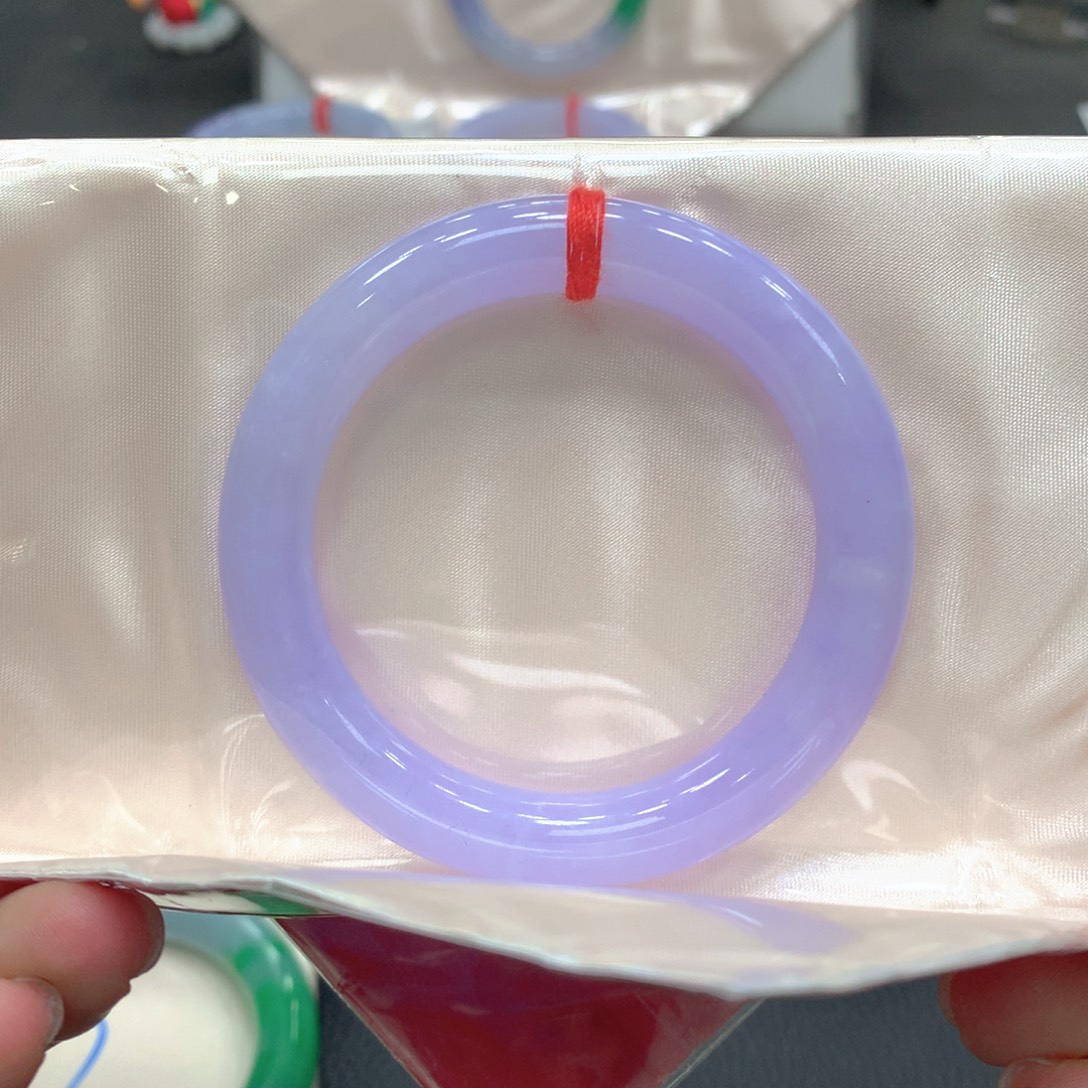 翡翠未镶嵌手镯51圆