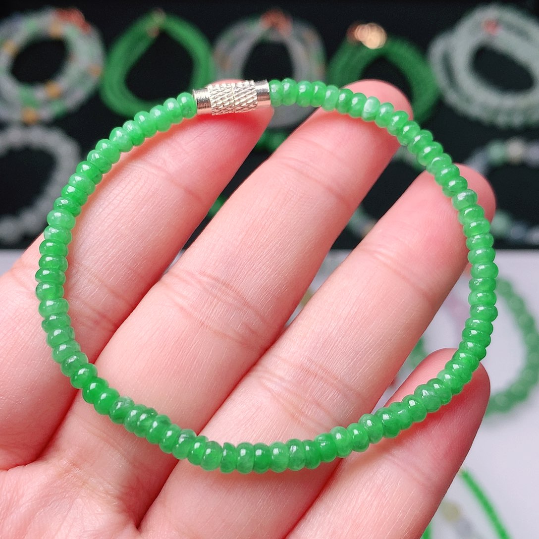 未镶嵌手链翡翠翡翠