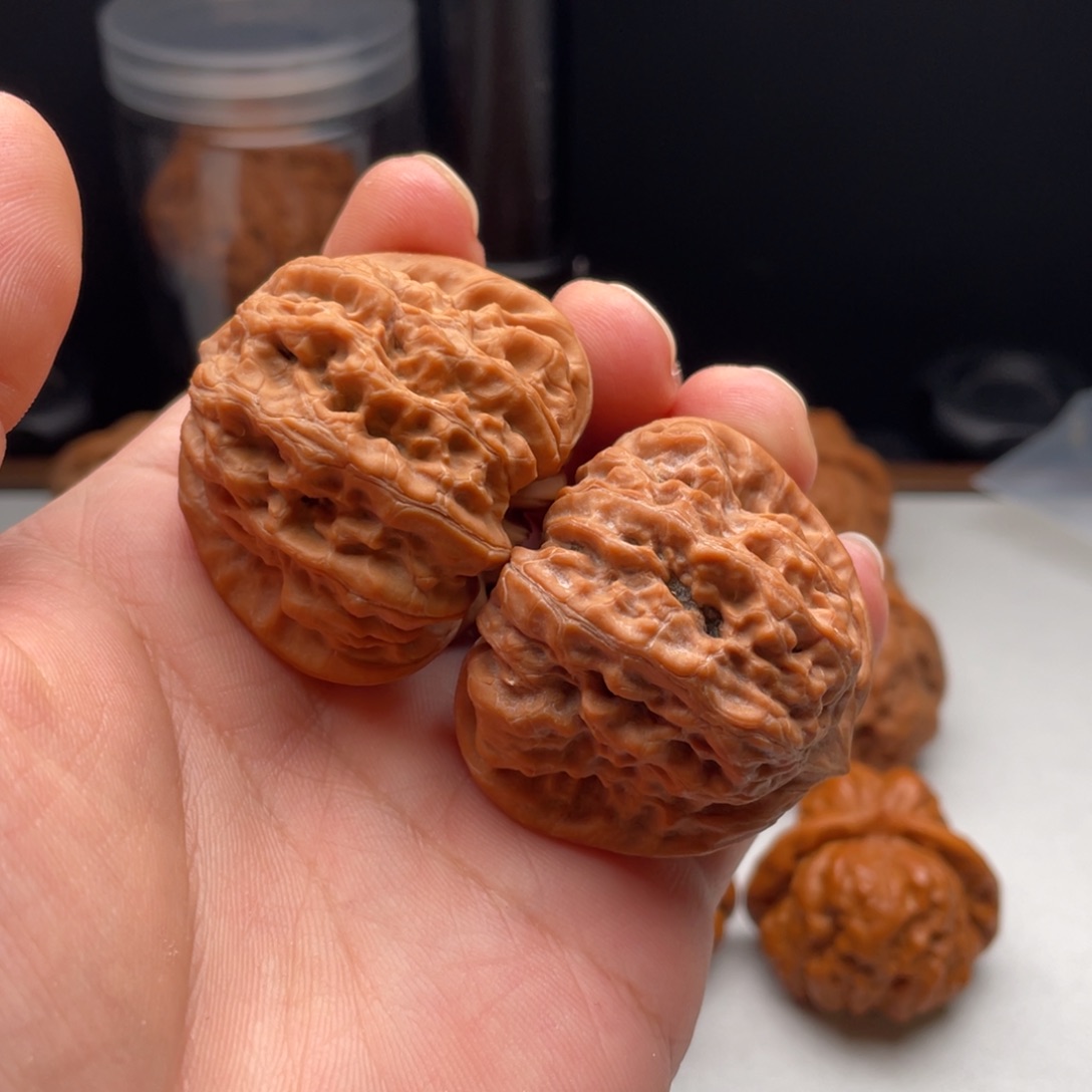 文玩核桃吊坠43全品平谷凹底