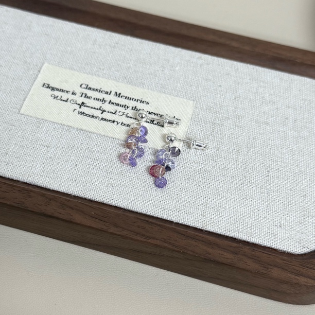 铜合金耳饰 芽怼怼(高高) 耳钉 4796