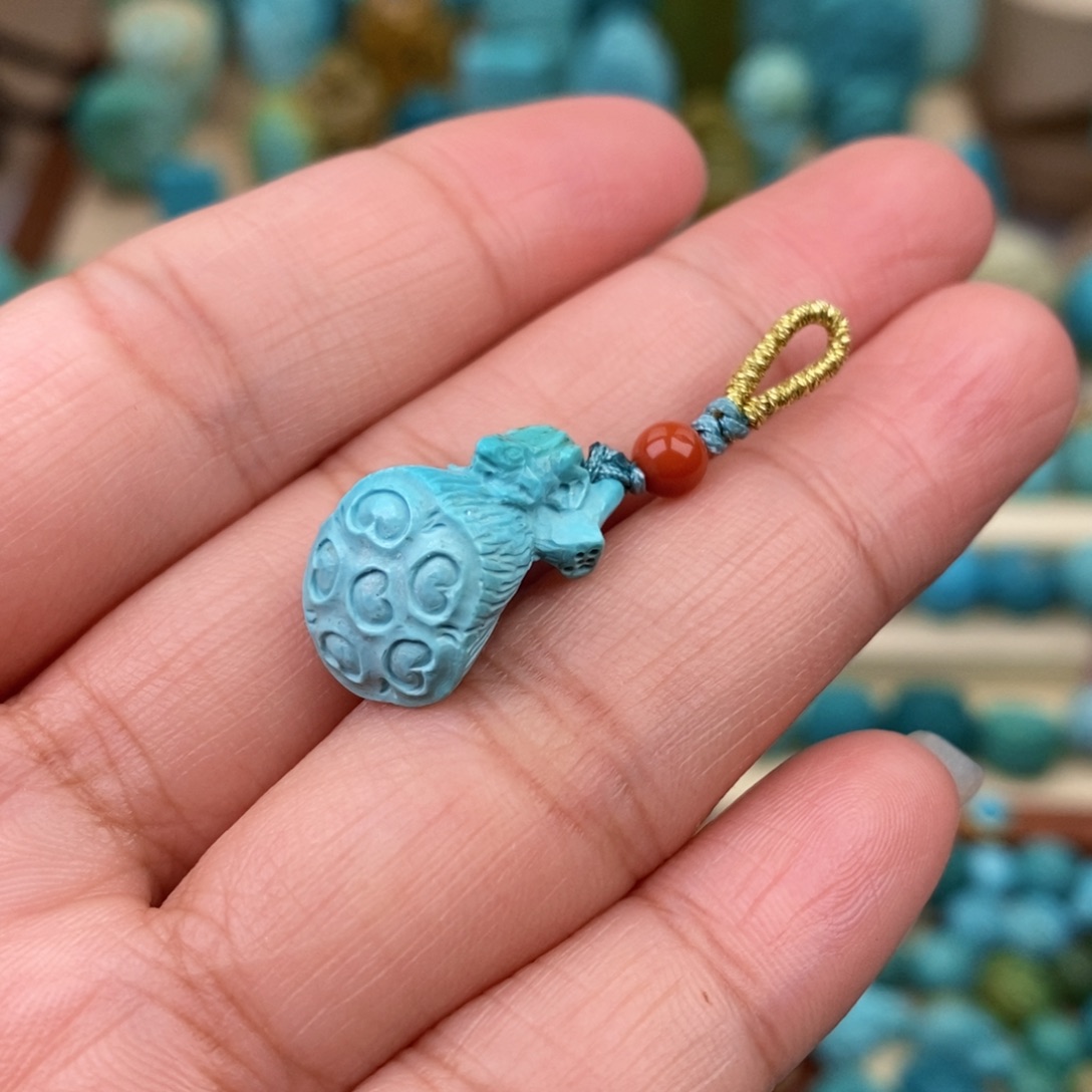 绿松石珠宝奇石未镶嵌