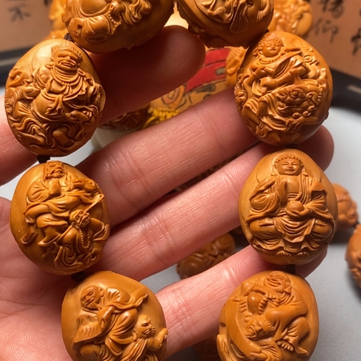 橄榄核手串橄榄核的颜色