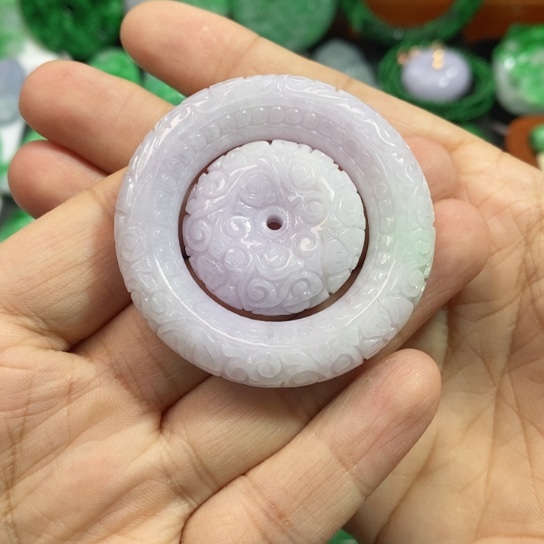颈饰未镶嵌翡翠吊坠