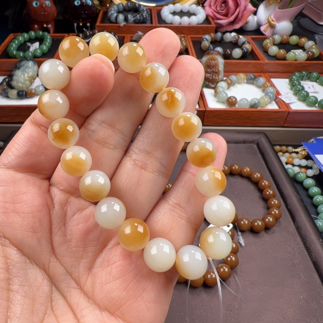 和田玉手链未镶嵌