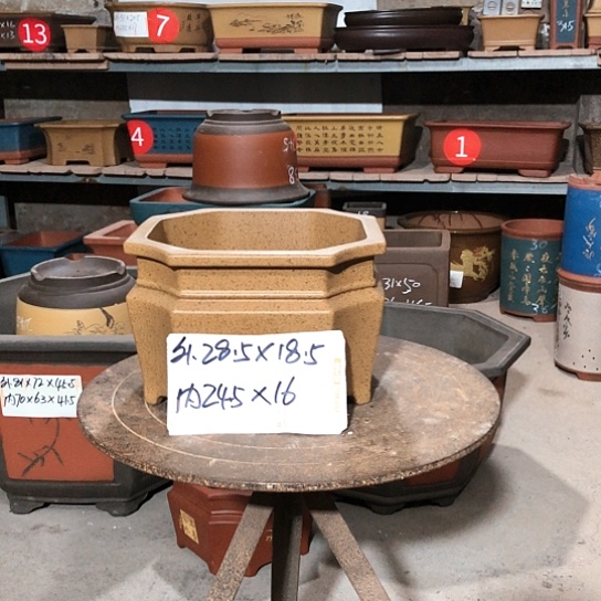 紫砂紫砂花盆包邮