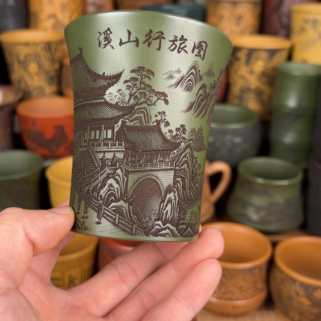 茶杯紫砂宜兴原矿紫砂杯