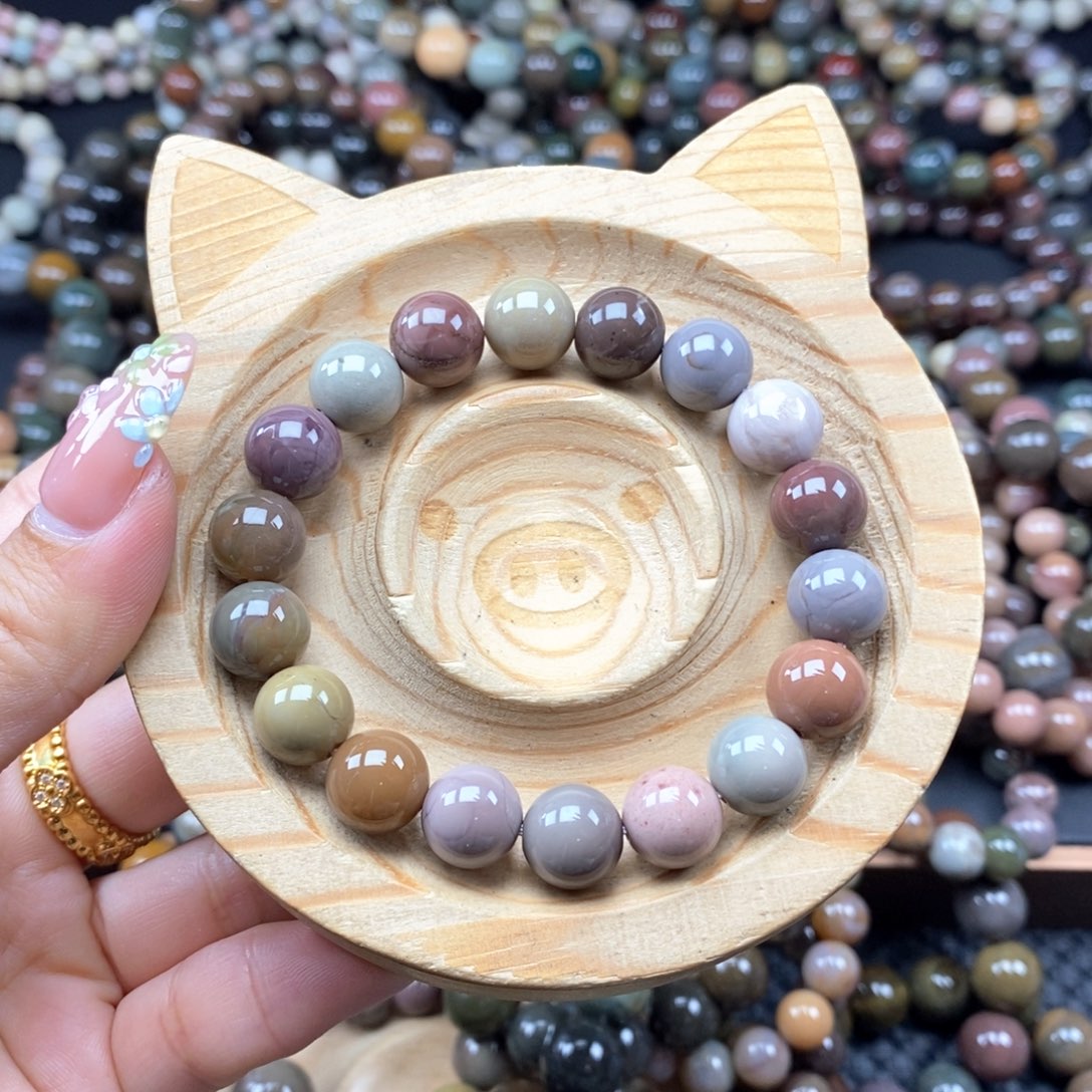 石英质玉未镶嵌手串啾*酱