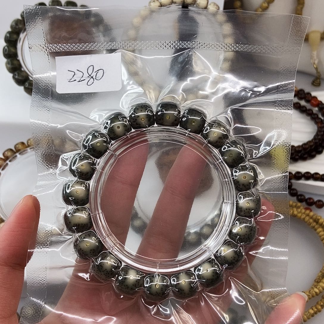 真***意星月菩提手串卡12帝绿大牛眼m79