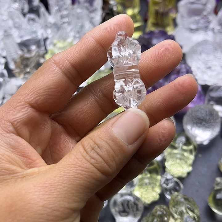 水晶摆件未镶嵌吊坠