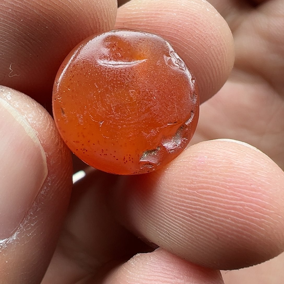 玛瑙/玉髓未镶嵌珠宝半成品x3   14.3×7.2