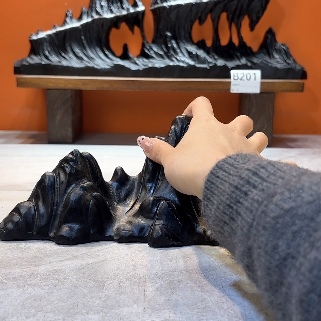 摆件天**客灵璧石奇石摆件 